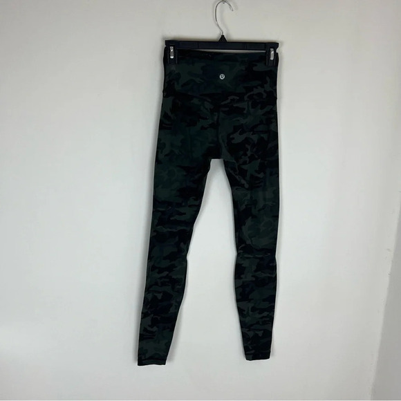 Lululemon Align Tight 28" Incognito Camo Gator Green Leggings Size 4 b6 - Picture 4 of 7
